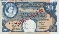Gallery image for East Africa p43s: 20 Shillings